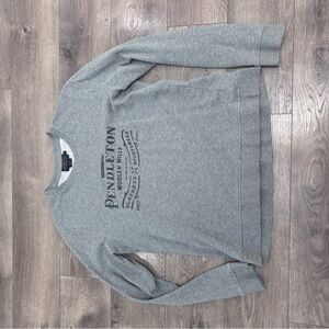Pendleton Heather Gray Knit Top